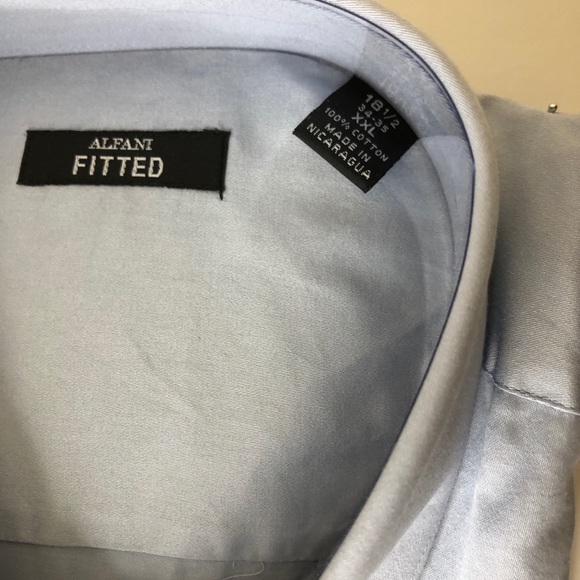 ALFANI Mens fitted button down - Picture 4 of 7
